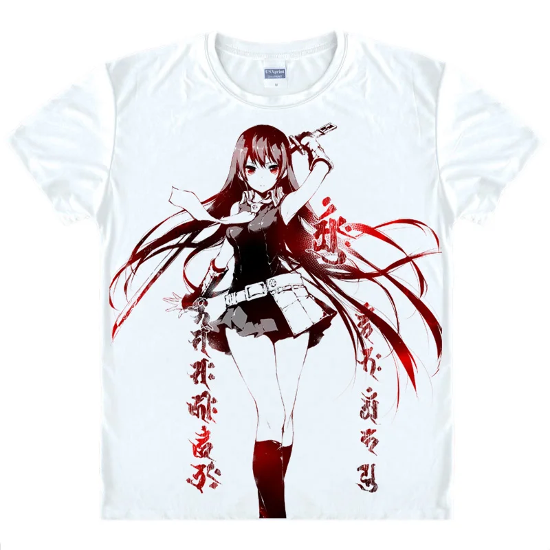 Style 16 Coolprint аниме рубашка Акаме ga футболки Kill мульти-стиль короткий рукав ночной рейд Акаме Slashes Косплей Motivs хентай рубашки - Цвет: Style 16