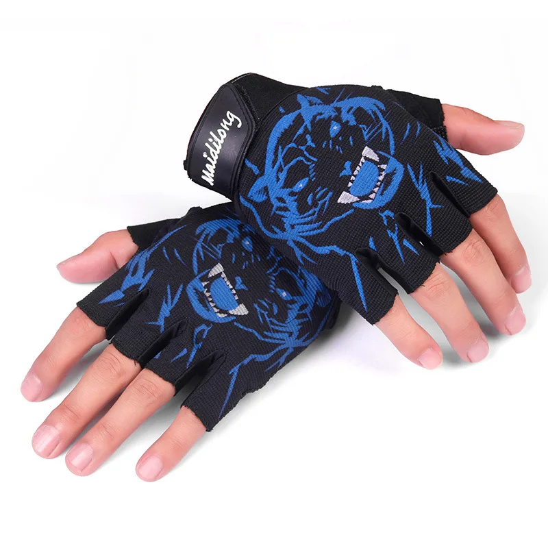 Cycling Gloves New Men And Women Lovers Half Finger Short Breathable Thin Anti-Slip Sunscreen 3 Colo | Аксессуары для одежды