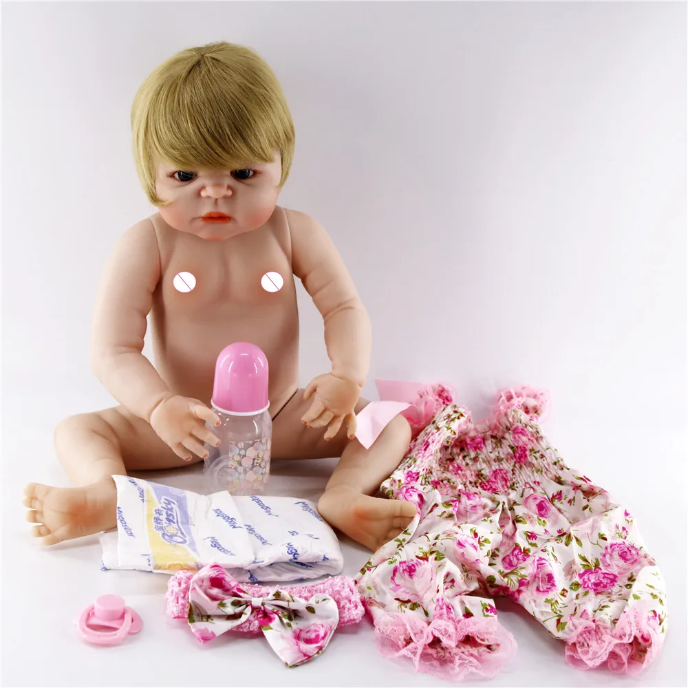 Bebes reborn недорогие модные полностью силиконовые куклы для маленьких девочек