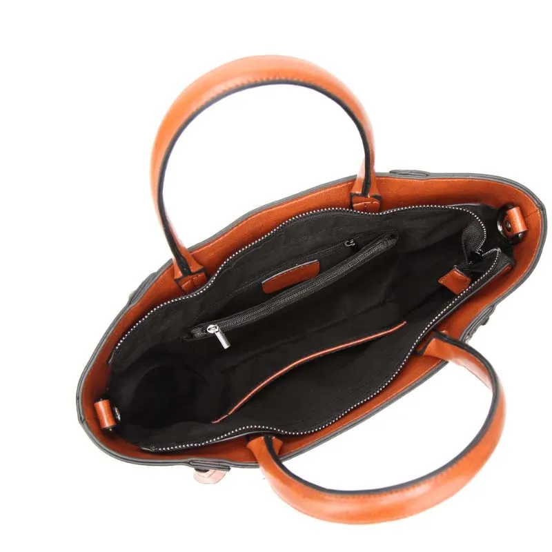Chuwanglin простые женские кожаные сумки масло воск сумка через плечо Bolsa feminina модная