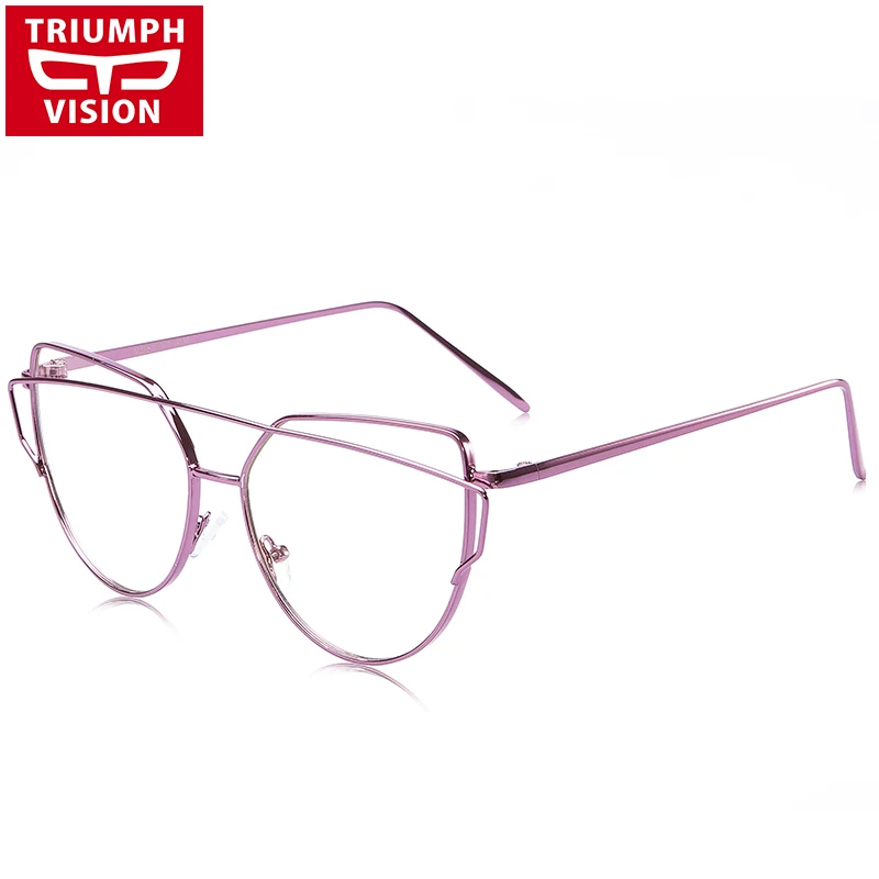 Оправа для очков TRIUMPH VISION кошачий глаз с прозрачными линзами оправа близорукости
