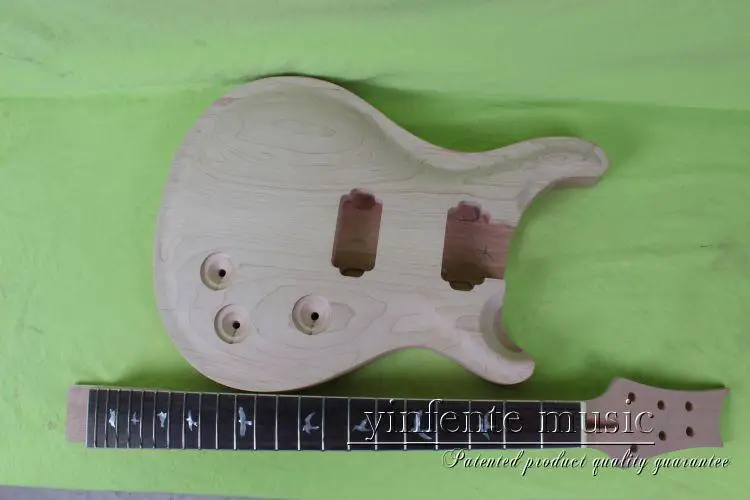 Новая высококачественная НЕОБРАБОТАННАЯ электрическая гитара 25 дюймов корпус