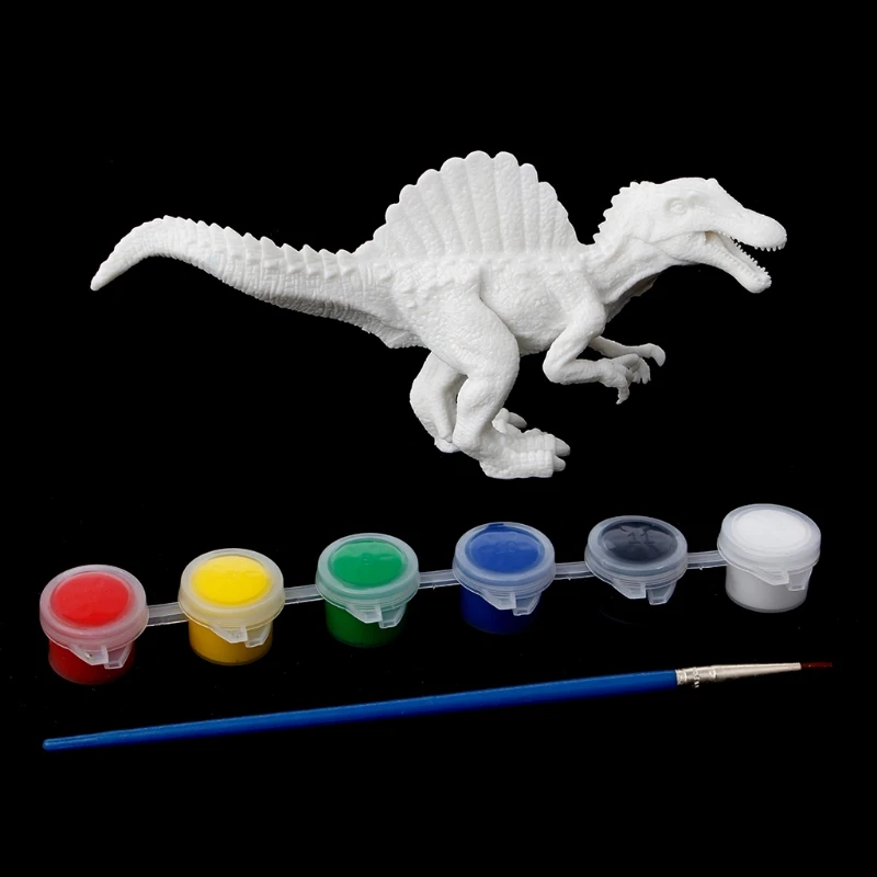 Spinosaurus DIY раскраска картина Животное Динозавр Модель Рисунок граффити Дети Детские игрушки - Цвет: Spinosaurus