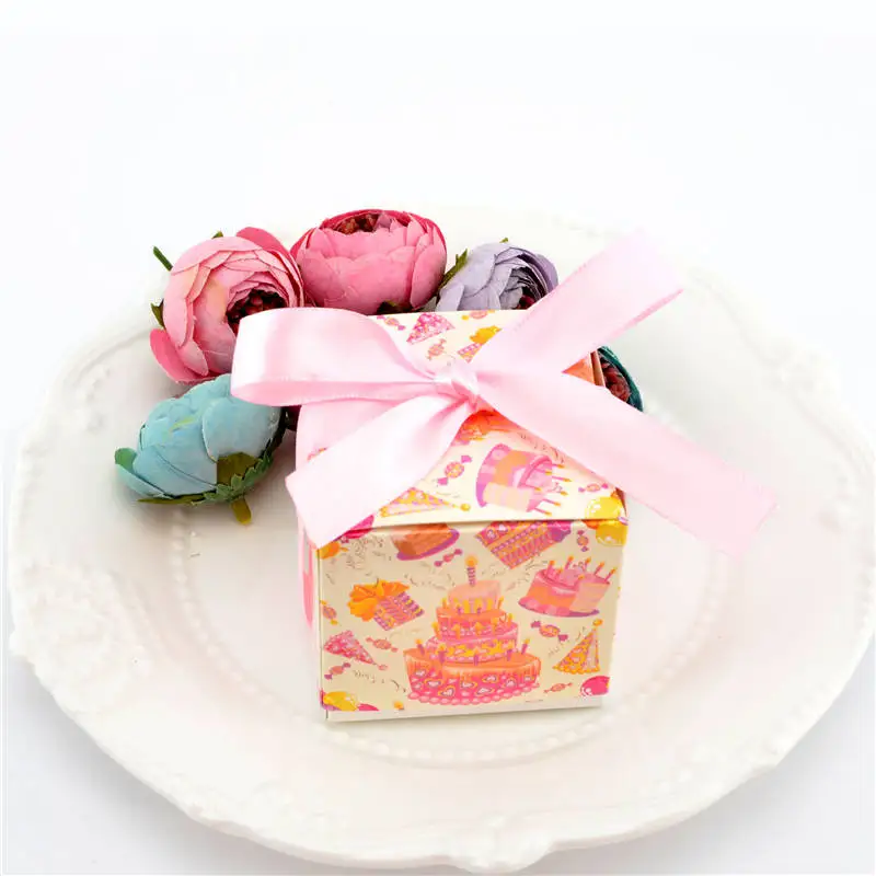 Креативные сахарные коробочки украшения для дня рождения творчества детского