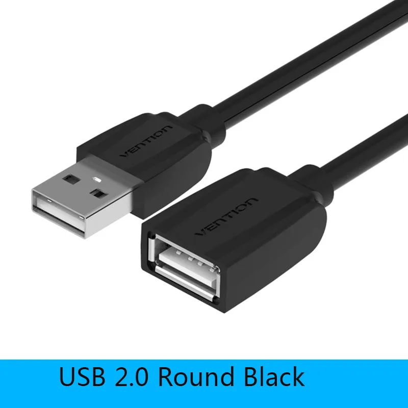 USB 2.0 Blue A44 Vention USB2.0 3,0 кабель-удлинитель для мужчин и женщин кабель-удлинитель быстрая скорость USB3.0 кабель удлиненный для ноутбука ПК USB удлинитель 5 м - Цвет: USB 2.0 Blue A44