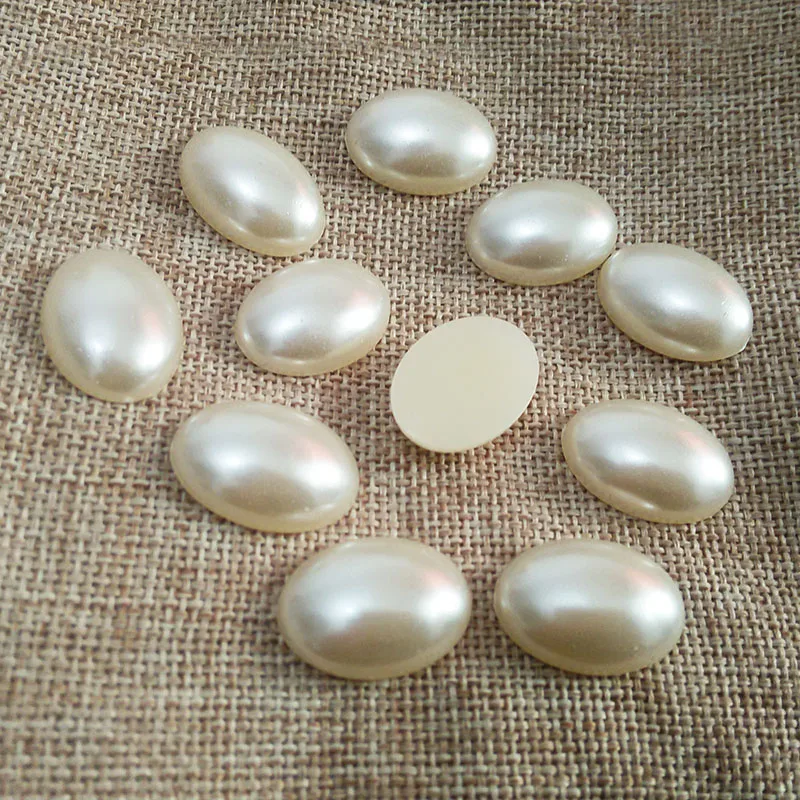 Кабошон искусственный овальный жемчуг|bag juice|bag cdshoes bags matching |