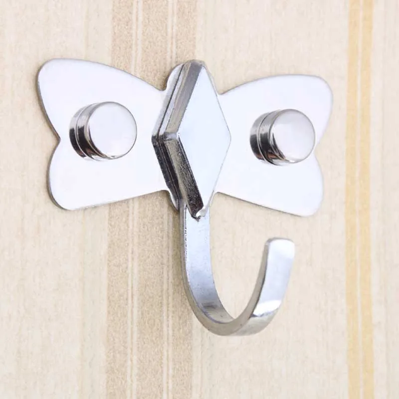 Современные Простые Модные настенные крючки Серебряная сумка пальто кошачий