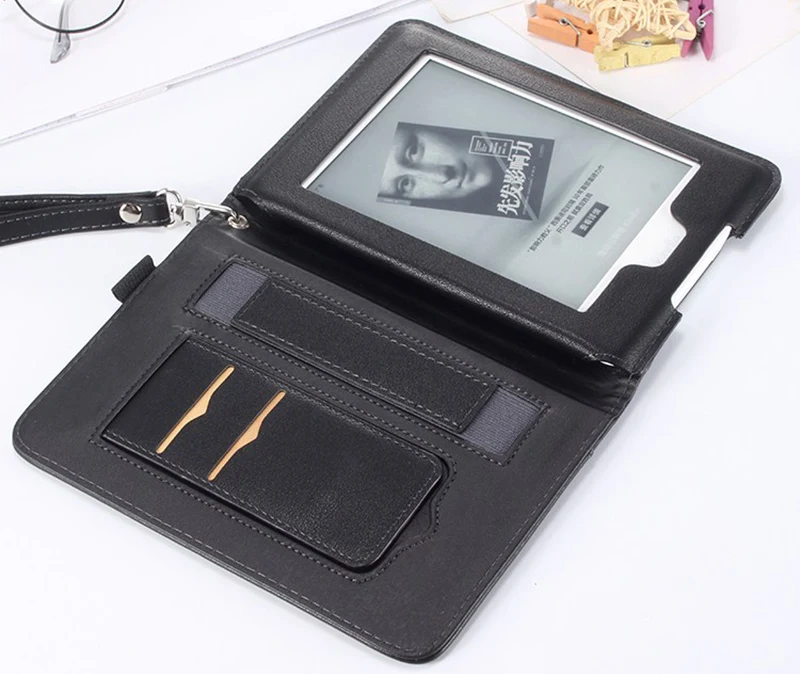 Чехол NINJA, многофункциональный чехол для Funda Kindle Paperwhite 4(10th Generation- Release), Портативная подставка из искусственной кожи