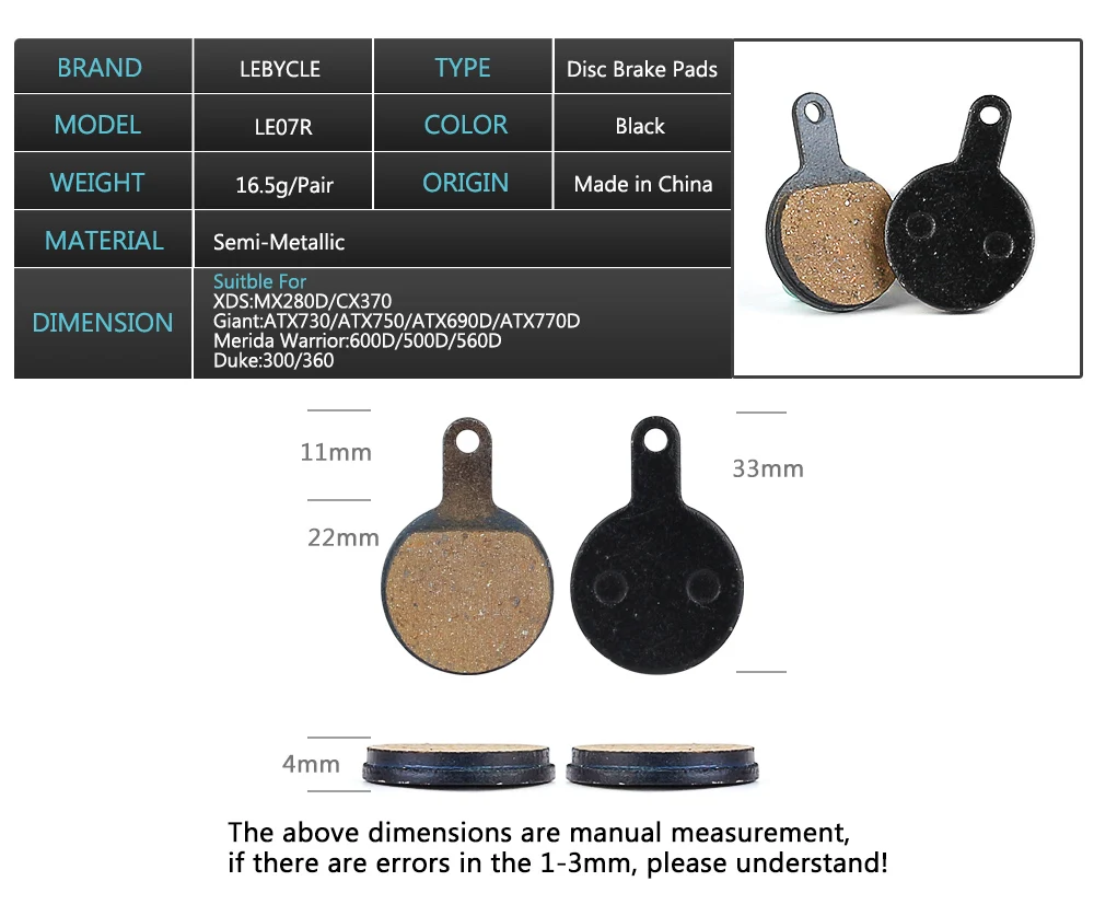 Одна пара велосипедных дисковых тормозных колодок из смолы блоки MTB для SHIMANO SRAM AVID HAYES Tektro Magura Zoom Гигантские велосипедные аксессуары часть