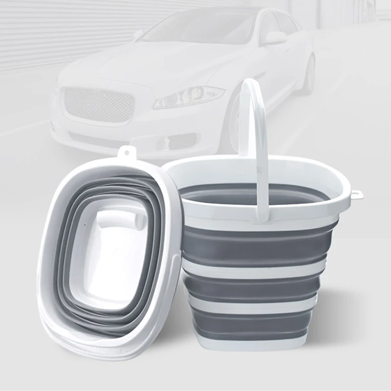 10 л Силиконовое ведро для пешего туризма/рыбалки/складное кубическое мойки