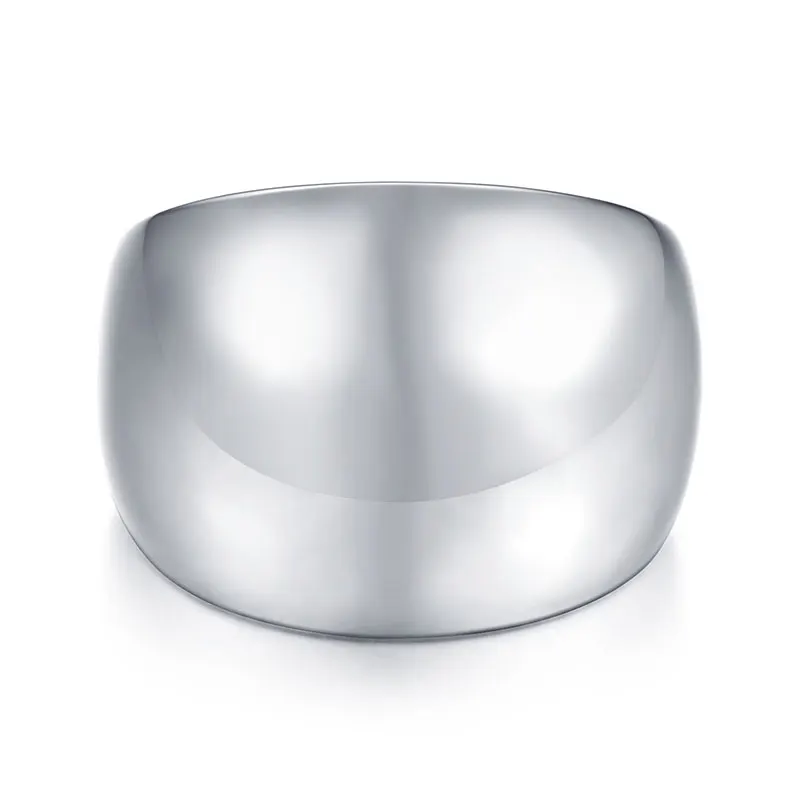 ZPAMS Trendy Rings Gold Silver colour Stainless Steel Wedding Ring for Women Men Ladies Oval Jewelry Design Z030 | Украшения и