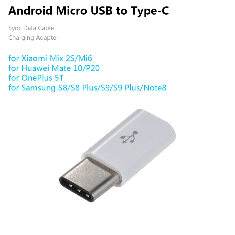 Горячая Распродажа Android микро USB женский для типа C Мужской Синхронизация данных