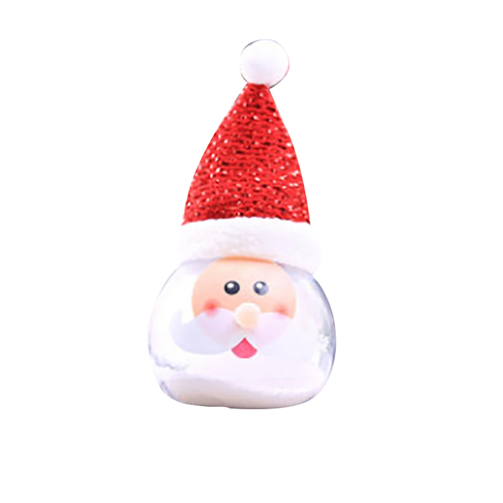 Новые Свадебные светильники садовые Праздник лампы Xmas Декор оленей Санта-снеговик осветить подвеска стеклянный шар Рождественская елка лампы
