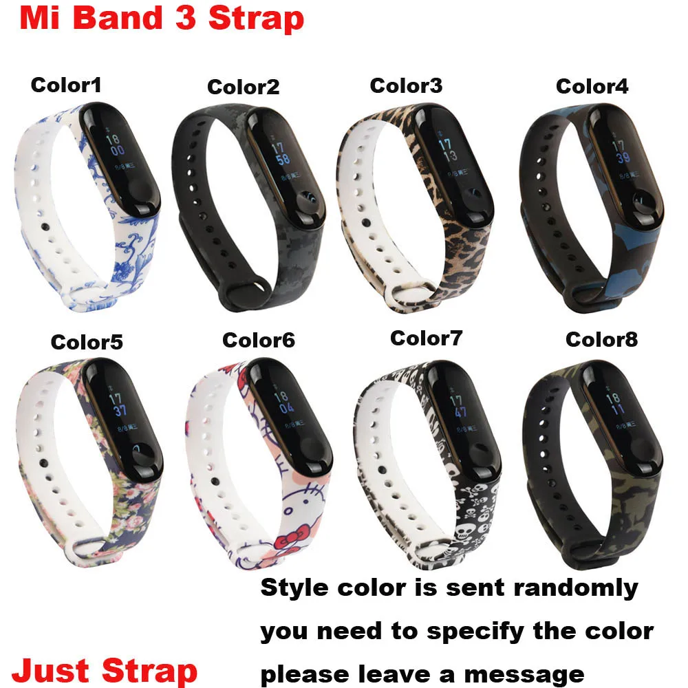 Для Xiaomi mi Band 4 браслет Smartwrist mi band 3 силиконовый ремешок 50 шт