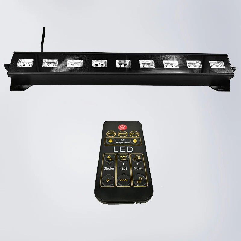 Светодиодный настенный УФ светильник DMX512 лампа с дистанционным управлением из