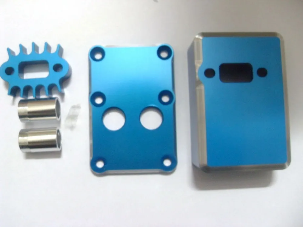 RC автомобильный газовый двигатель CNC задняя/задняя коробка глушителя