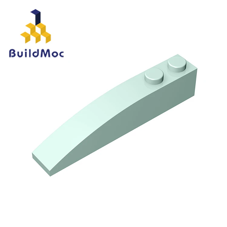 BuildMOC совместимые с сборными элементами 41762 склон изогнутые строительные блоки 6x1