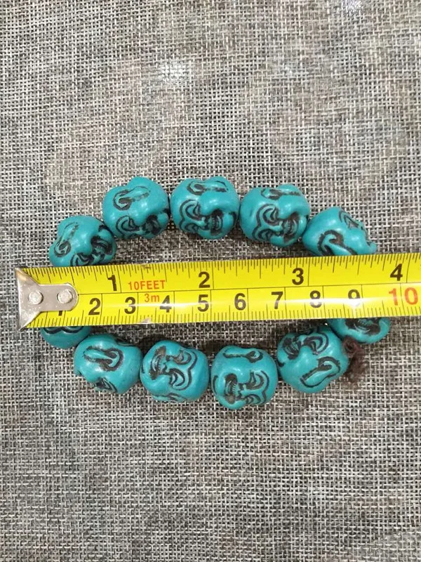 Антиквариат разное бирюза скульптура смех нитка цитрон украшения браслеты