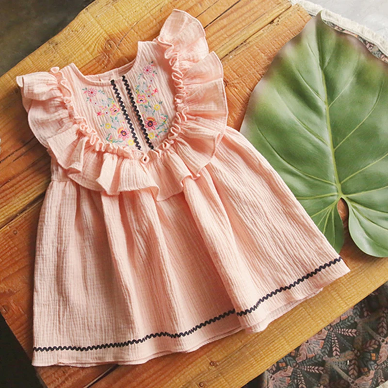 Little Girls Dresses 2018 Boho Cute Children Dress 6 Years Tiny Cottons Kids Clothes Girl Summer For Costume Vestidos | Детская одежда