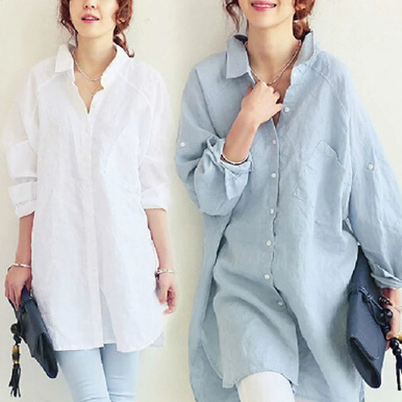 Женская блузка офисная белая свободная на весну лето 2019|Блузки| |