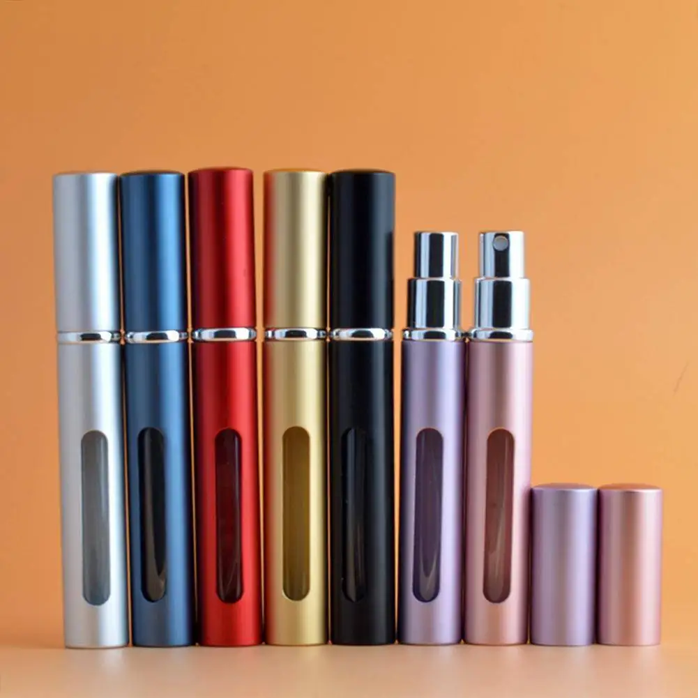 Мини металлический флакон для парфюма портативный многоразовый парфюмерный