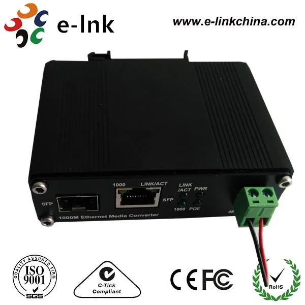 10/100 промышленные термоконвертеры PoE для медиа конвертеров / + Ethernet волоконно