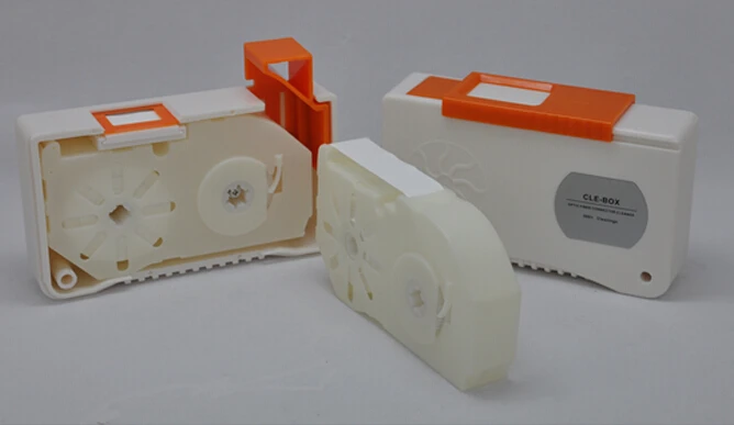 

STS822 Optical Fiber Clean Cassettes CLE-BOX with replacable tape Optical Fiber Clean Box Free shipping