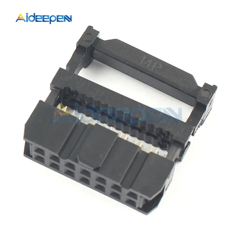 10 шт./лот IDC гнездовой разъем 2,54 мм шаг 2x5 Pin 10 Pin FC-10 FC-14 разъем