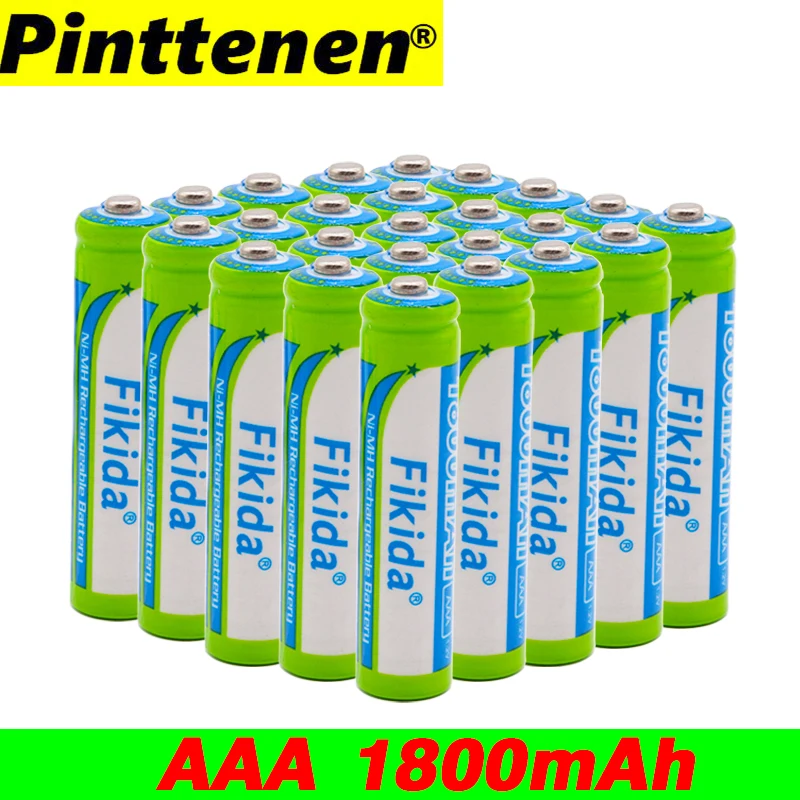 4 ~ 20 шт новая AAA батарея 1800 mAh аккумуляторная Ni MH 3A 1 2 V aaa для часов мышей