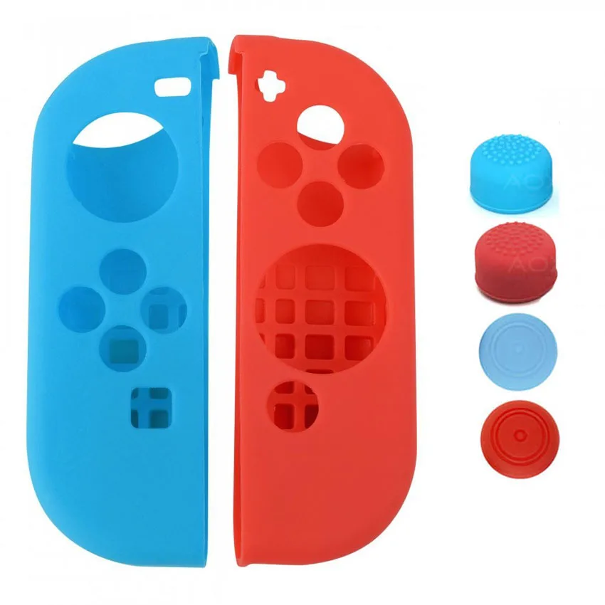 6 в 1 для nintendo Switch NS Console силиконовый Джой Стик захват большим пальцем крышка s ключ