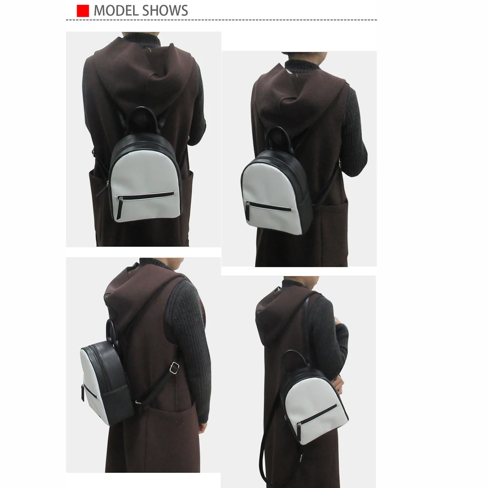 

Coloranimal 2018 New Arrival Customized Print PU Leather School Backpack for Women Mini Fashion School Bags for Teenager Girls