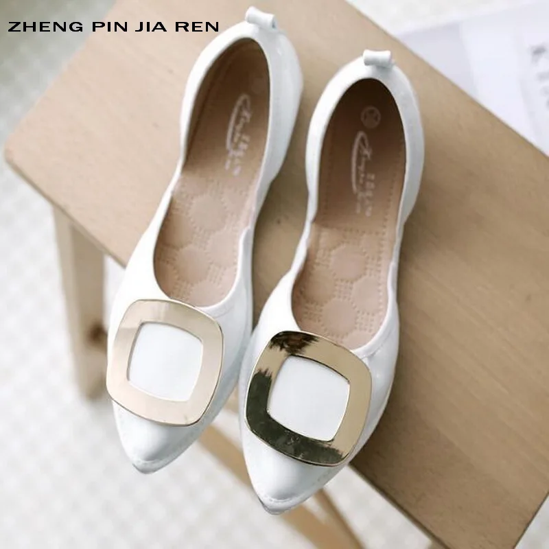 ZHENG PIN JIAREN/Новинка женская обувь туфли на плоской подошве с перфорацией удобная