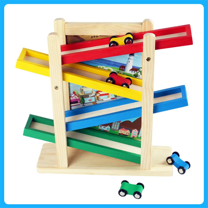 Multi-function Educational Wooden Colorful Abacus Drawing With 4 Toy Cars Creative Teaching Learning Slippery Math Toys | Игрушки и