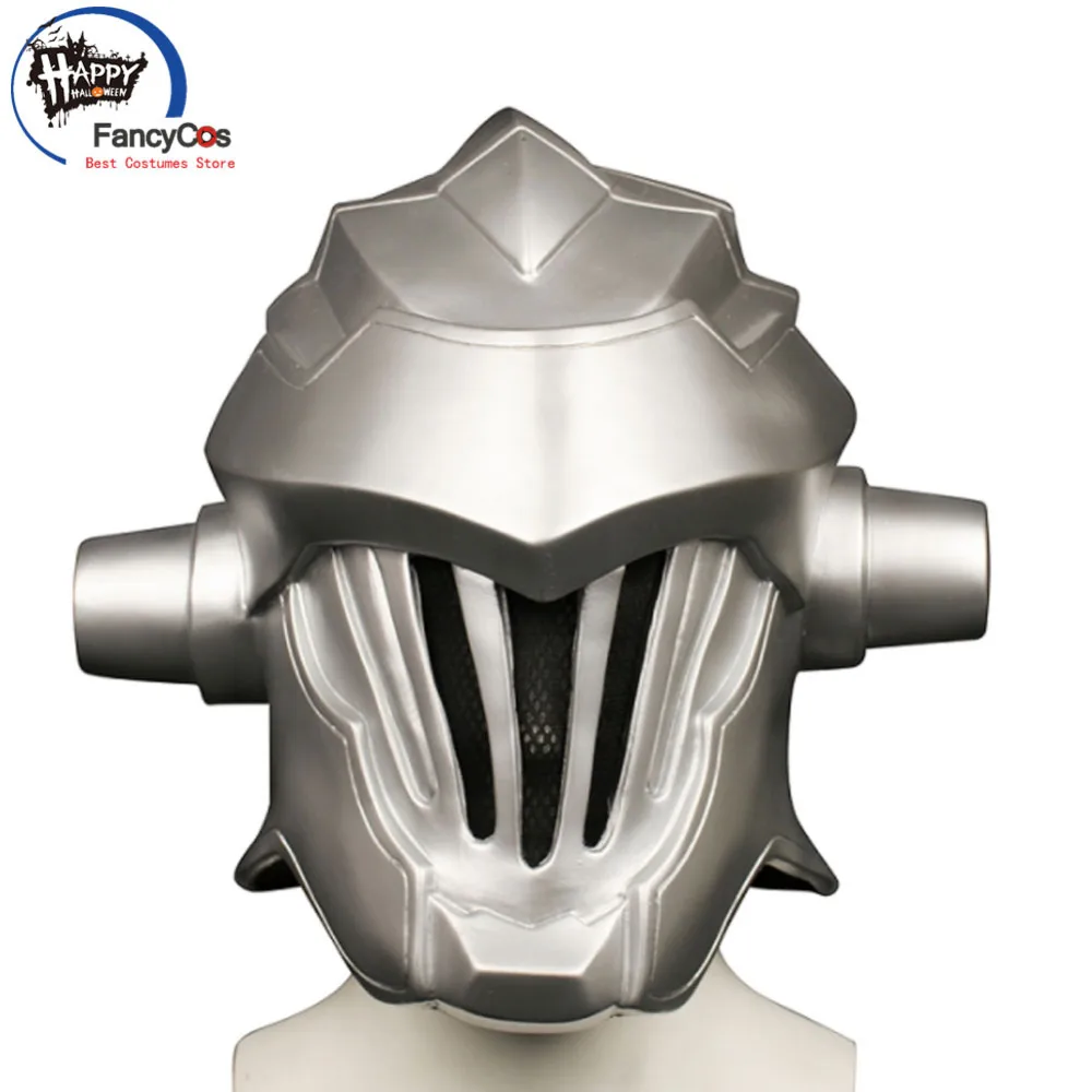 Halloween Goblin Slayer Mask Cosplay Masquerade Helmet Japan comic Soft PVC Props Costume High Quality | Тематическая одежда и