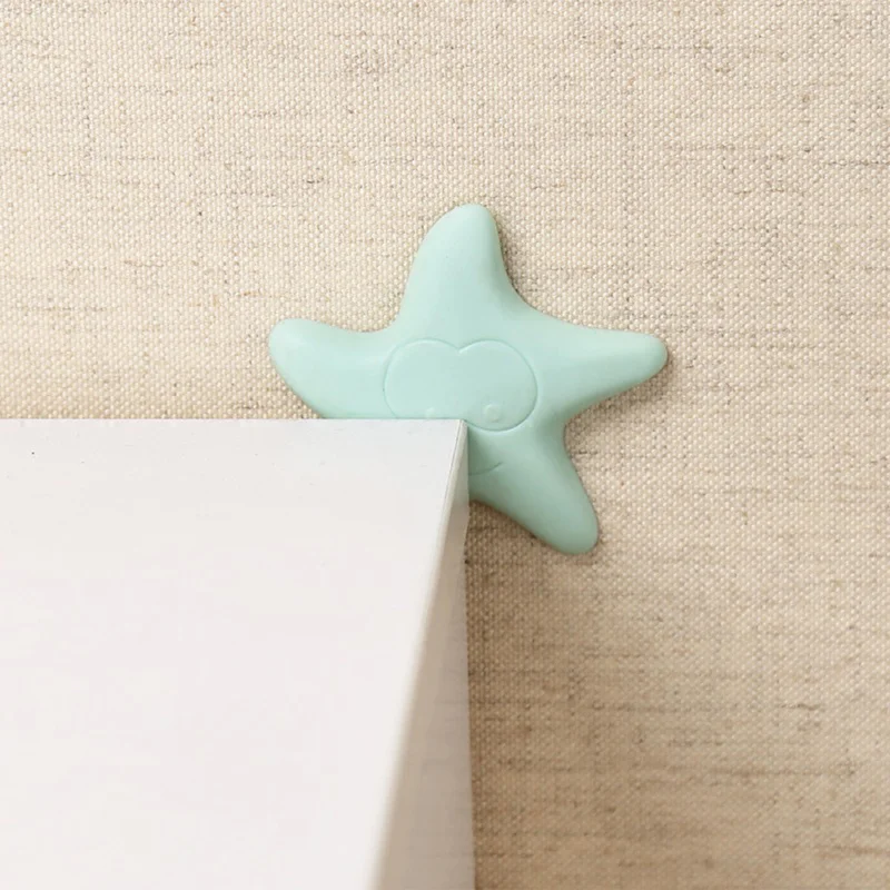 Дверной замок в форме морской звезды защитная наклейка уплотненная Бесшумная