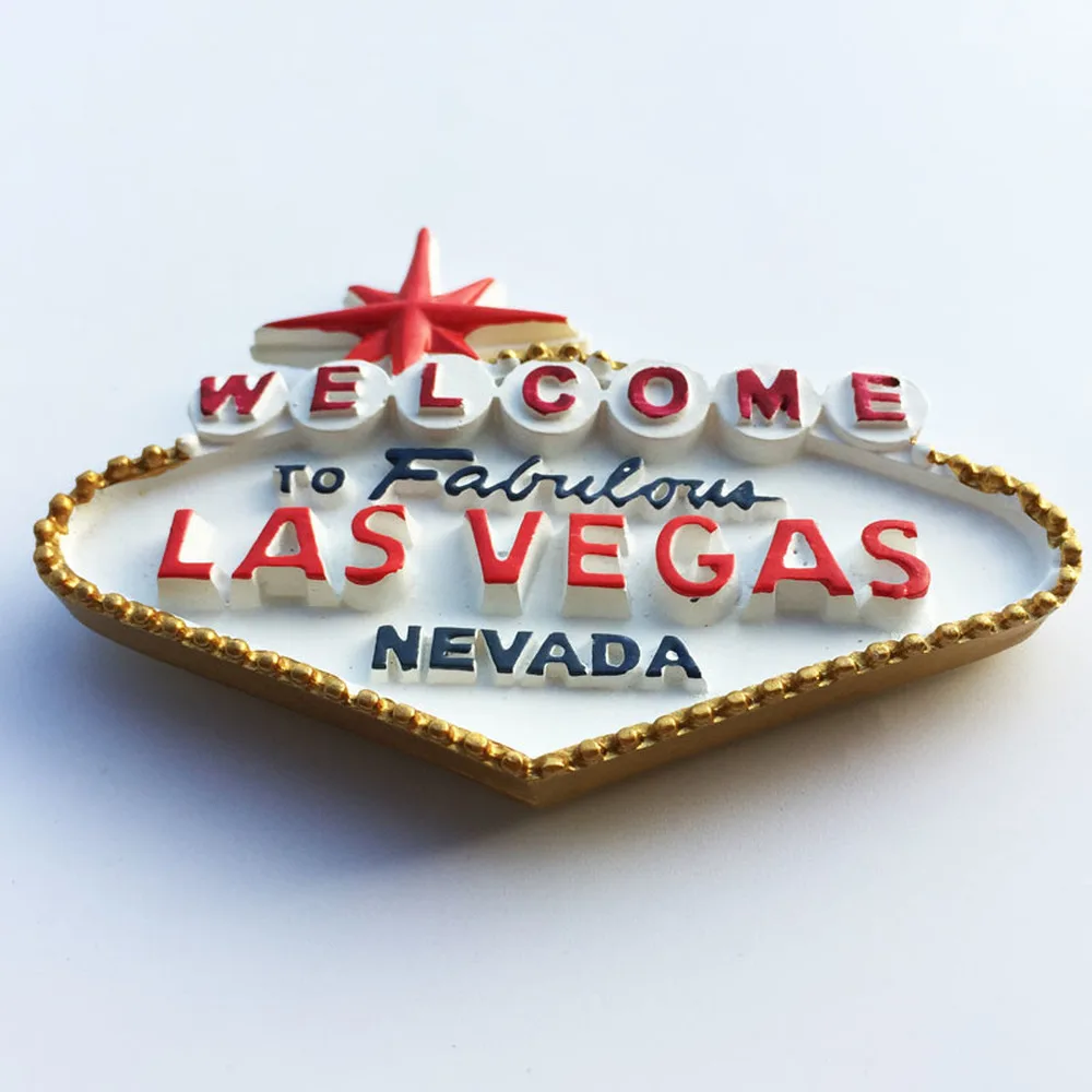 BABELEMI 3D Смола UAS казино Las Vegas магнит на холодильник туристический сувенир ремесла