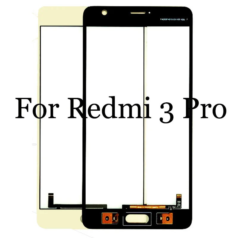 Дигитайзер сенсорного экрана для xiaomi redmi 3 Pro 2 шт. дигитайзер redmi3 стеклянная