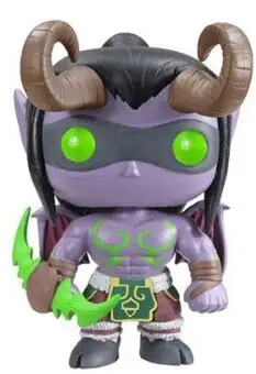 ILLIDAN no box WOW ILLIDAN& ARTHAS& SYLVANAS Виниловая фигурка Модель Коллекция игрушек - Цвет: ILLIDAN no box