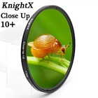 Фильтр для макрообъектива KnightX, 49 мм, 52 мм, 55 мм, 58 мм, 67 мм, 77 мм, для Nikon, Canon, EOS, DSLR, go pro, d5300, 600d, d3200, d5100, d3300