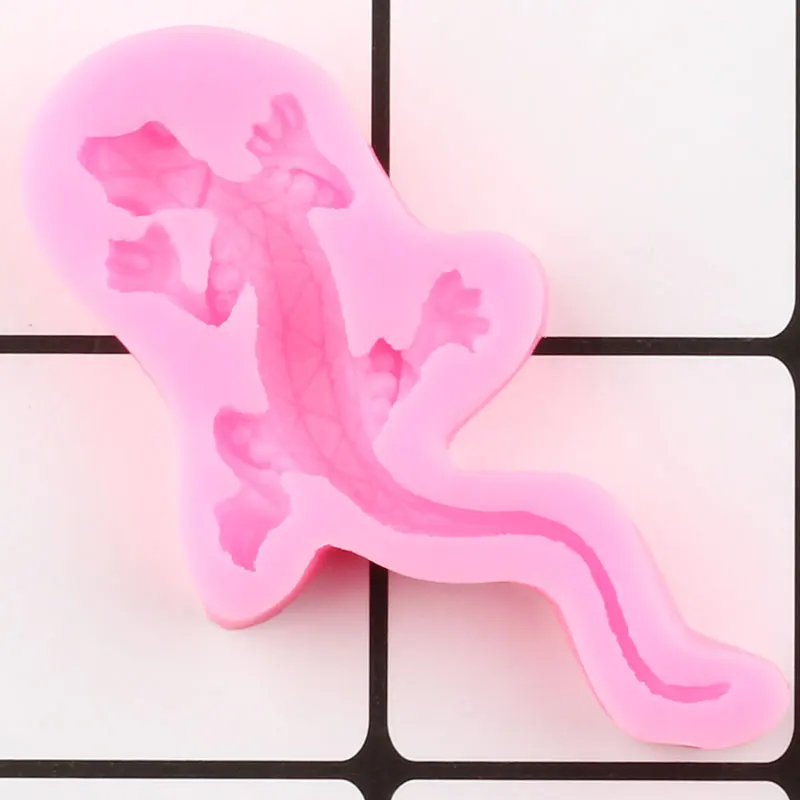 Gecko Ящерица силиконовая искусственная глина инструменты для украшения