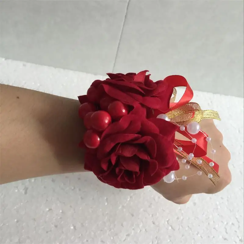 Бутоньерка для подружки невесты 3 цвета|bridesmaid hand|wrist flowerwedding boutonniere |