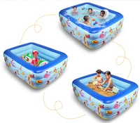 eco friendly high quality home use paddling pool large inflatable square swimming pool heat preservation kids portable tub 1 8m