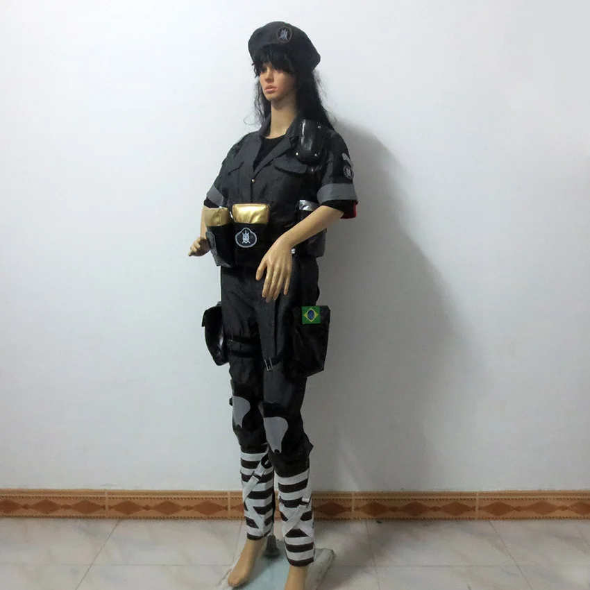 Tom Clancy's Rainbow Six Siege Caveira/униформа для рождественской вечеринки, Хэллоуина, костюм для косплея, любой размер