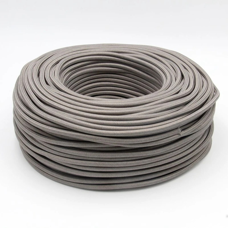 3 метра 5 м/10 м 3 провода 18AWG Винтаж Хлопок Ткань покрытый кабель 3 ядра 18 Gague ТЕКСТИЛЬНЫЙ ШНУР Электрический провод