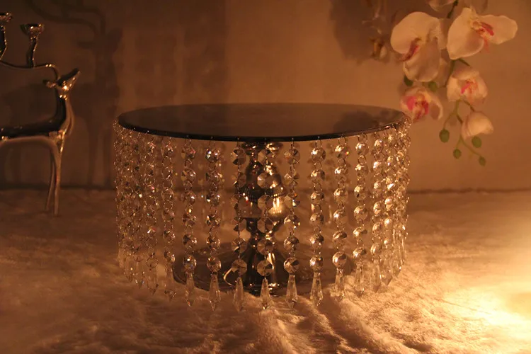 Металлическая Рождественская посуда поднос для торта новый год подставка на