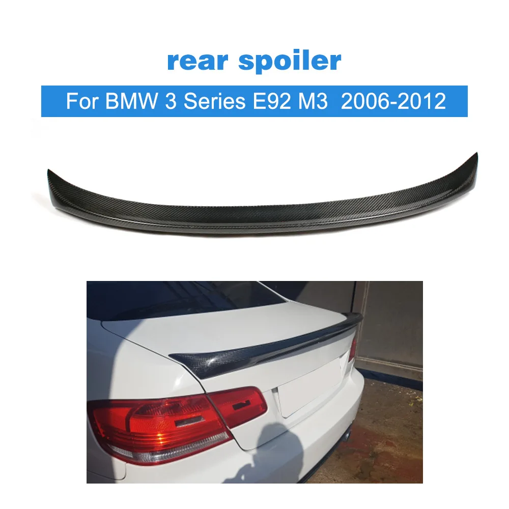 Спойлер заднего багажника из углеродного волокна для BMW 3 серии E92 Coupe M3 M Sport 2Door