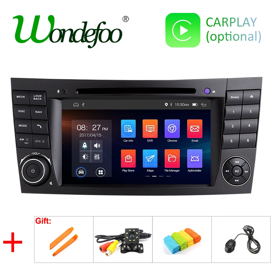 4G 64G Android 9,0 автомобильный dvd-плеер для Mercedes Benz e-класс W211 E200 E220 E300 E350 E240 E270 E280 CLS класс W219 радио gps pc
