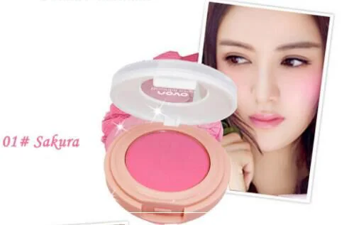01 Sakura powder 8 цветов румяна для щек Румяна прессованная основа для лица макияж декоративная косметика пудра палитра - Цвет: 01 Sakura powder