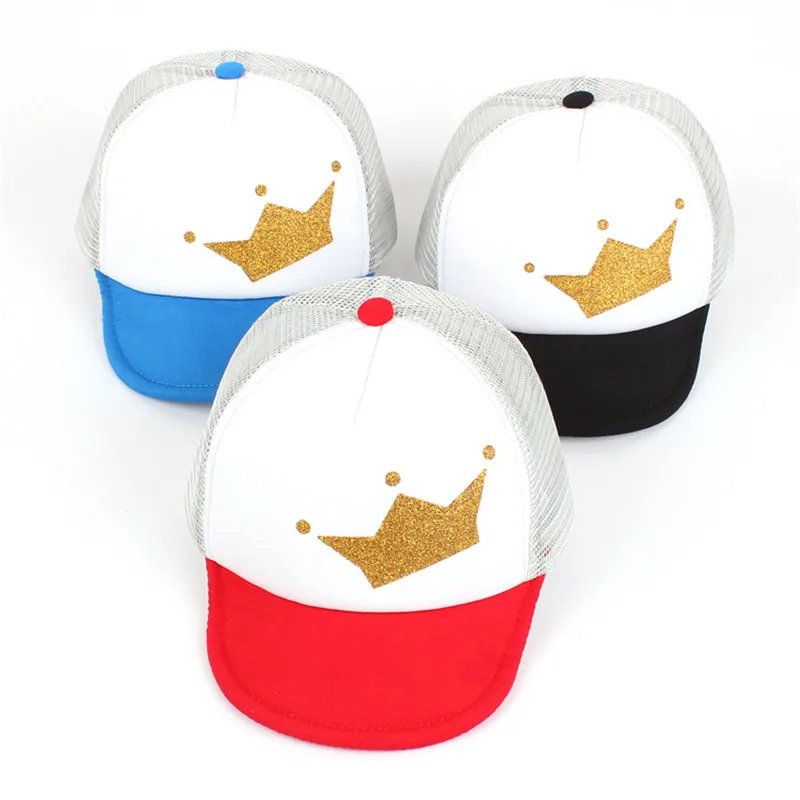 Retail 0-4 years 50CM baseball cap hats crown print touca baby children infant gorras head beanies bebes kids spring fall | Детская
