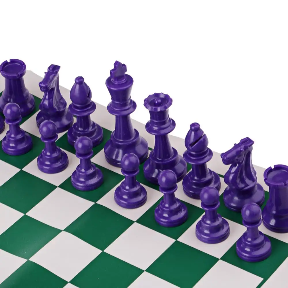 Мягкая складная 4-полосная шахматная доска Chessman портативный набор Высокое